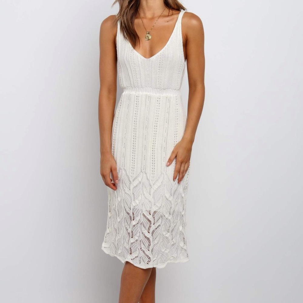 Petrova Lace Dress - Cream